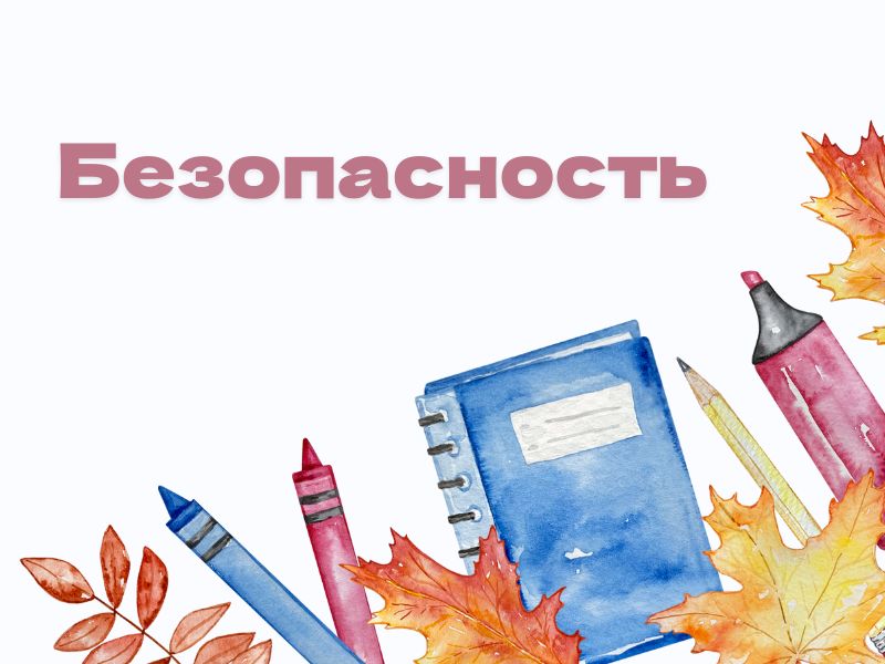 Безопасность дорожного движения.